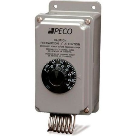 PECO Industrial Multi-Stg. Temperature Controller TH109-009 Temp. Range 40Deg-100DegF Nema 4X 68427